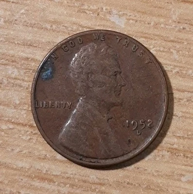 1952-D LINCOLN WHEAT PENNY DENVER ONE 1 CENT MM24 - Image 1 of 2