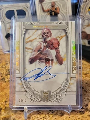 2023-24 Topps Royalty Basketball Superior Signatures DENNIS RODMAN GOLD #8/10 - Image 1 of 4
