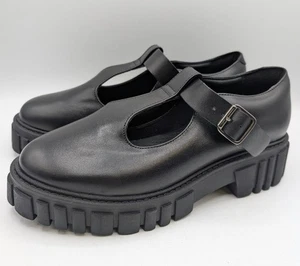 Clarks Signature - Women's - Black Leather Mary Jane Shoes - UK Size 6.5 - Picture 1 of 6