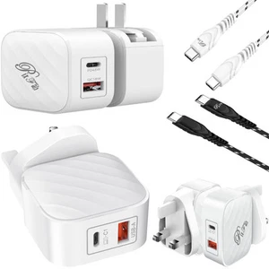 Mural Chargeur Adaptateur 45W Rapide de Pd Prise Pour Motorola G15 G06 G05 G56 - Photo 1 sur 29