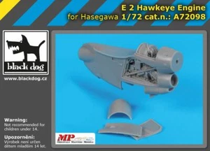Blackdog Models 1/72 GRUMMAN E-2C HAWKEYE ENGINE Resin Detail Set - Picture 1 of 6