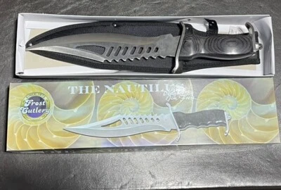 Jim Frost Cutlery THE NAUTILUS Surgical Steel Bowie Knife W/ Sheath - Image 1 of 4