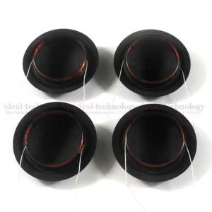 Menge/4 Stck. 25,4 mm 25,5 mm (1 Zoll) Seidenmembran Kalottenhochtöner Schwingspule 8 Ohm - Bild 1 von 6