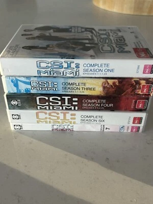 CSI Miami TV Series 1,3,4,6 & 7 DVD 1 3 4 6 7 Region 4 - image 1 of 4