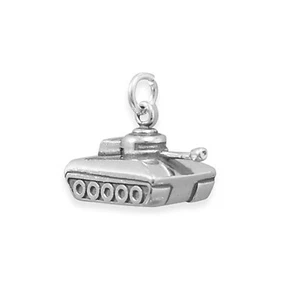 Militär Panzer Anhänger Armee Sterlingsilber - Bild 1 von 1