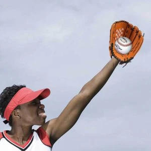 12.5-inch Softball Baseball Left Hand Glove for Outdoor Team Sports (Yellow) - Picture 1 of 12