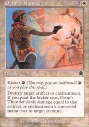 Orim's Thunder ~ Damaged Apocalypse MTG Magic UltimateMTG White Card - Image 1 of 1