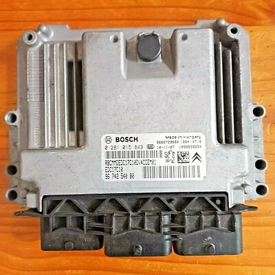 CALCULATEUR  207 , C3  1.6 HDI  -DÉCODÉ- BOSCH EDC17C10  0281015849 / 9674254080 - Image 1 of 2