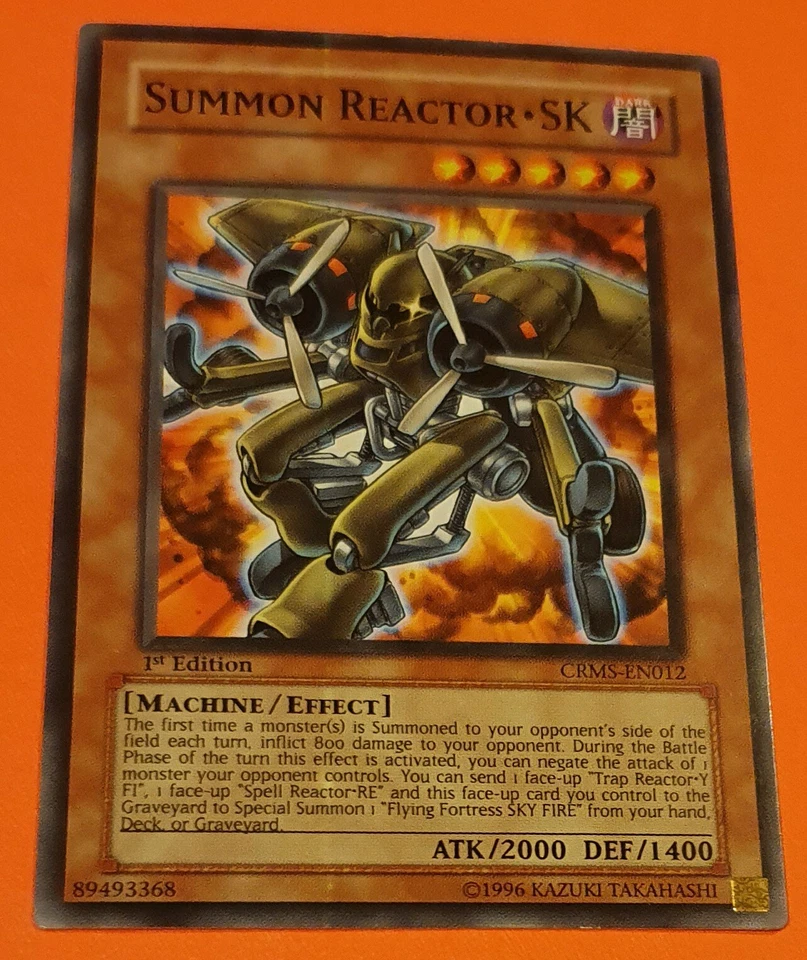 Summon Reactor • SK - 1st Edition Common - Crimson Crisis - YGO - Image 1 of 1