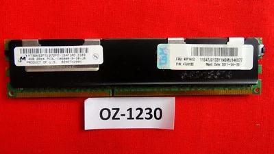 IBM System x3650 M3 DDR3-RAM 4GB PC3L-10600R ECC 49Y1394 49Y1412 47J0133 - Image 1 of 2
