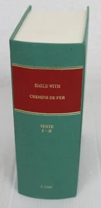 Chemins de Fer Texte I- II fac sjmile ( 500 ex ) de l'édition de 1857 E With - Foto 1 di 6
