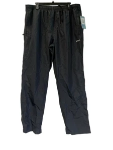 Asics Men Reflective Waterproof/breathable Active Windbreaker Pant Black, XXL - Picture 1 of 8