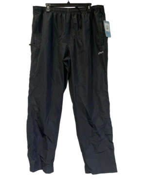 ASICS Hombres Reflectante Impermeable/Transpirable Active Cazadora Negro, XXL - Imagen 1 de 4