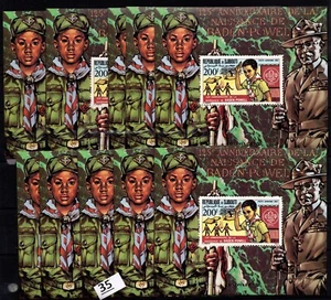 LF 10X DJIBOUTI 1982 - MNH - SCOUTS - Picture 1 of 1