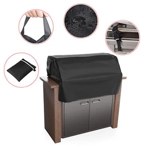 BBQ Grill Top Cover Heavy Duty Water Resistant Outdoor Built-In BBQ Grill Cover - Picture 1 of 12
