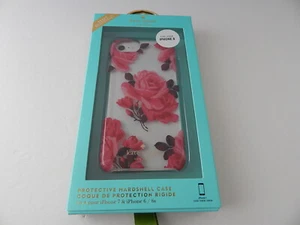 Kate Spade Protective Hardshell Case for iPhone SE/8/7/6S 4.7" Selavi Rose Clear - Picture 1 of 9