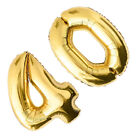 40th Birthday Gold Number Balloon 40" Foil Helium Party Decorations