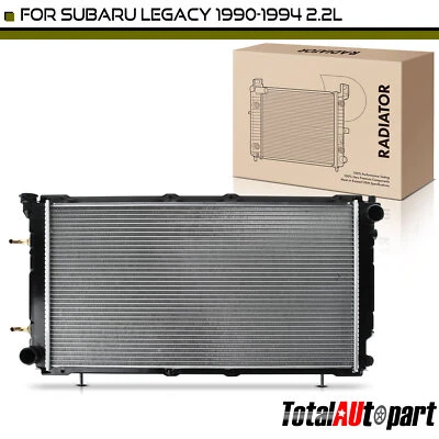 Radiador con enfriador de aceite Trans para Subaru Legacy 1990-1994 2,2 L transmisión automática manual Foto 1 de 4