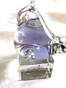 amethyst glass purple arte murano icet bird made in Venezuela with tags - Picture 1 of 9