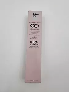 IT Cosmetics Your Skin But Better CC+ Cream SPF 50+Full Size 1.08 oz Medium-5/25 - Picture 1 of 5