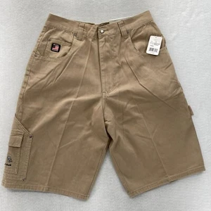Vintage Beverly Hills Polo Club Carpenter Shorts Mens 34 Khaki Beige Embroidered - Picture 1 of 12