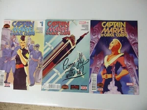 Captain Marvel And the Carol Corps #1,2,3 eingetütet und mit Kartonunterlage seit Neu - Bild 1 von 6