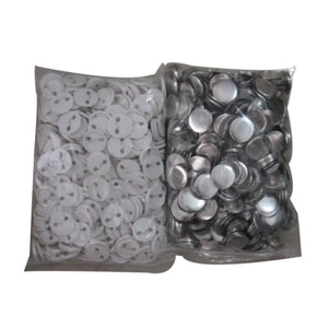 100Pcs 2.28"/58mm Blank ABS Pin Badge Button Supplies for Button Maker Machine - Picture 1 of 10