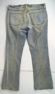 Ralph Lauren Big Pony Jeans Men's 31 Blue Embroidered Pony Sequin - MADE IN USA - Picture 1 of 11