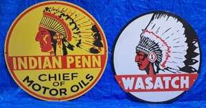 2 Porcelain Enamel Sign, More Details In Description - Picture 1 of 6