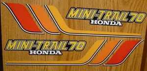 1978 CT70 MAIN FRAME EMBLEM SET 87125-098-830 87124-098-830 (D7037) - Picture 1 of 1