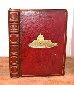 Viktorianisches Buch. Unter Kreuz und Halbmond (1904) Leder. Vergoldete Kanten. Illustriert - Bild 1 von 13