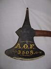 Antique Wooden Fraternal Ceremonial Painted Axe Ancient Order of Foresters