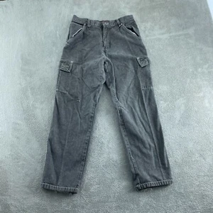 Webs Baggy Fit Gray Cargo Pants W36 L34 100% Cotton Mens Casual Wear 0883 - Picture 1 of 12