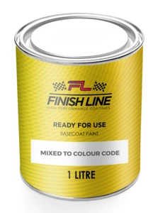 BASECOAT PAINT READY FOR USE MIXED TO CAR COLOUR CODE - BODYSHOP HIGH QUALITY - Picture 1 of 7