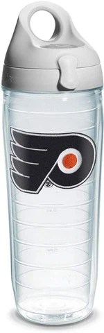 Tervis Philadelphia Flyers 24-Ounce Water Bottle NHL New Gray Lid Cover