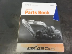 Doosan DX420LC Excavator Parts List Book Manual K1009095HEF - Picture 1 of 12