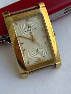 Vinatage MEN watch parts CANDINO QWARTZ NOT WORKING - Image 1 of 4