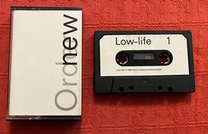 NEW ORDER - CASSETTE TAPE WITH PAPER LABELS - LOW-LIFE - Picture 1 of 10