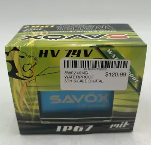 Servo digital Savox impermeable quinta escala #1P67 HV 74 - SW-0240MG - Imagen 1 de 6