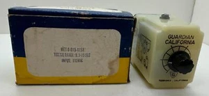 Guardian California Electric MET-0-015-115A Time Delay Relay 0.5-15Sec 115 VAC - Picture 1 of 1