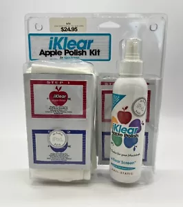 VTG 2000s iKlear Apple Polish Cleaning Kit iPhone iPad MacBook iPod Cleaner - Picture 1 of 8