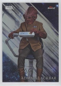 2018 Topps Finest Star Wars Extended Admiral Ackbar #101 9cf