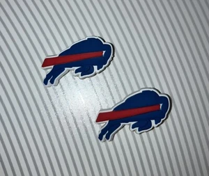 Buffalo Bills Crocs Charms Jibbitz NFL Shoe Charms 2 Pieces - Picture 1 of 1