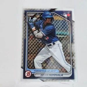 2024 Bowman Chrome Arjun Nimmala 1st Bowman #BP-142 - Picture 1 of 2
