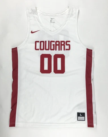 New Nike Washington State Cougars #00 Basketball Jersey Men's Large White 930657 Cover
