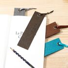 2PCS Reading Bookmark Business Bookmark PU Leather Book Marker Label  Students