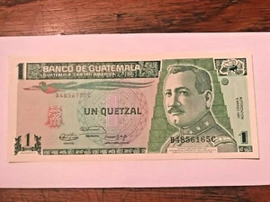 1991 Guatemala 1 Quetzal CU #19299 - Picture 1 of 2