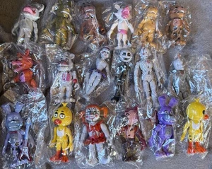 FNAF Five Nights At Freddy's Mini Action Figure Cake Topper 4” Lot 18 Figures - Picture 1 of 7