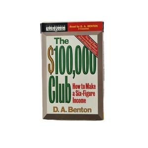 The $100,000 Club How To Make A Six Figure Income Audiobook D. A. Benton 2 Tapes - Imagen 1 de 5