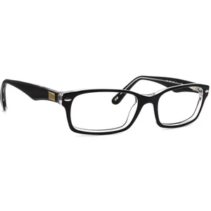 Occhiali da vista Ray-Ban RB 5206 2034 nero su montatura rettangolare trasparente 54[]18 145 - Foto 1 di 6